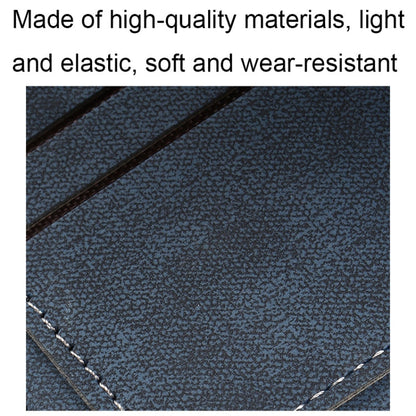 Baellerry Synthetic Leather Men Short Wallet Large Capacity Multi-Card Slot Zipper Wallet(Coffee)