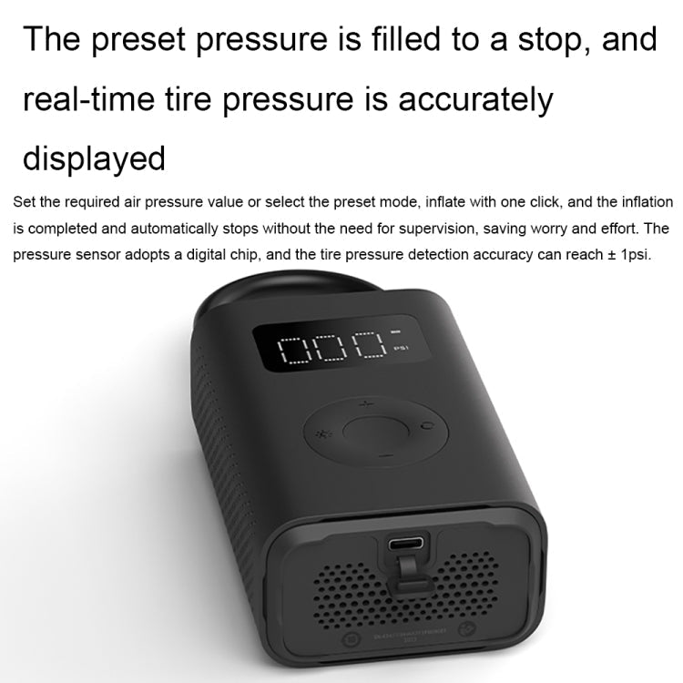 Compresseur d'air électrique portable universel Xiaomi Mijia pour voiture et vélo (Pompe à air 2)
