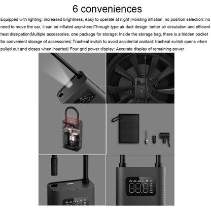 Compresseur d'air électrique portable universel Xiaomi Mijia pour voiture et vélo (Pompe à air 2)