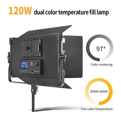 Pixel P45pro High Bright Dual Color Temperature Fill Light 120W Normal Bright Studio Camera Soft Light(A Set With EU Plug Adaptor)