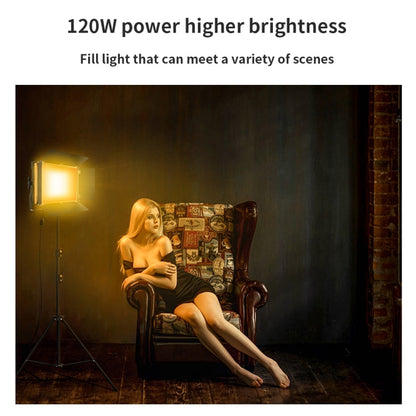 Pixel P45pro High Bright Dual Color Temperature Fill Light 120W Normal Bright Studio Camera Soft Light(A Set With US Plug Adaptor)