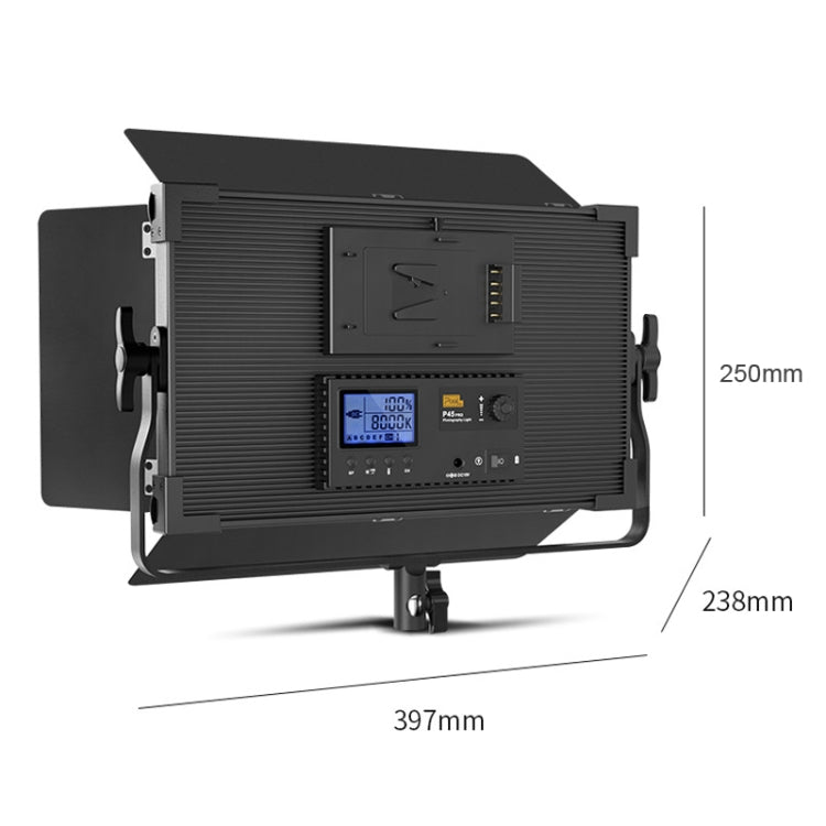 Pixel P45pro High Bright Dual Color Temperature Fill Light 120W Normal Bright Studio Camera Soft Light(A Set With EU Plug Adaptor)