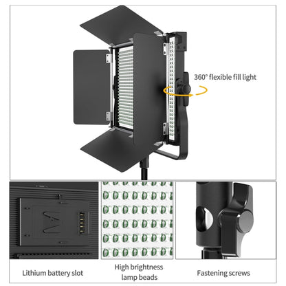 Pixel P45pro High Bright Dual Color Temperature Fill Light 120W Normal Bright Studio Camera Soft Light(A Set With US Plug Adaptor)