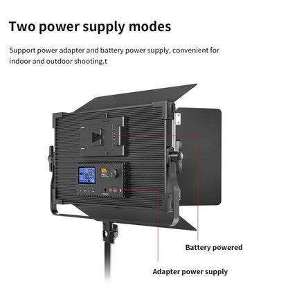 Pixel P45pro High Bright Dual Color Temperature Fill Light 120W Normal Bright Studio Camera Soft Light(A Set With EU Plug Adaptor)