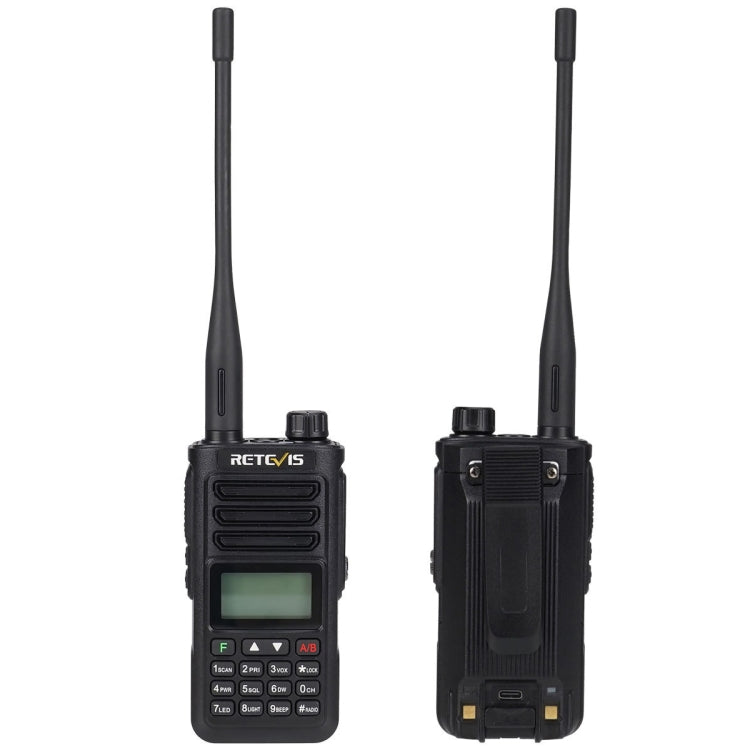 RETEVIS RA89 UV Dual-segment IP68 Waterproof Dual-guard Dual-standby Walkie Talkie(US Frequency 144-148/420-450MHz)