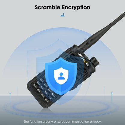 RETEVIS RA89 UV Dual-segment IP68 Waterproof Dual-guard Dual-standby Walkie Talkie(US Frequency 144-148/420-450MHz)