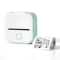 Phomemo T02 Standard Error Mini Pocket Small Portable Bluetooth Phone Photo Label Thermal Printer(White Green)
