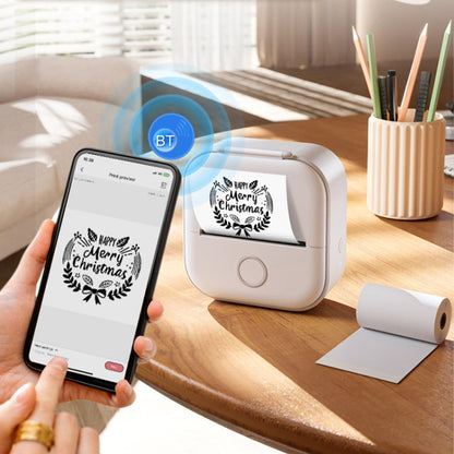 Phomemo T02 Standard Error Mini Pocket Small Portable Bluetooth Phone Photo Label Thermal Printer(Blue)