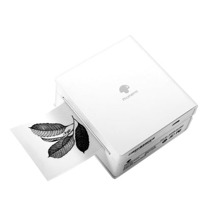 Phomemo M02-WH Pocket Small Bluetooth Portable Photo Thermal Label Wrong Question Printer
