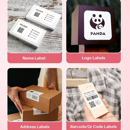 Phomemo M220 Jewelry Clothing Tags Bluetooth Thermist Strip Tag Printer(White)