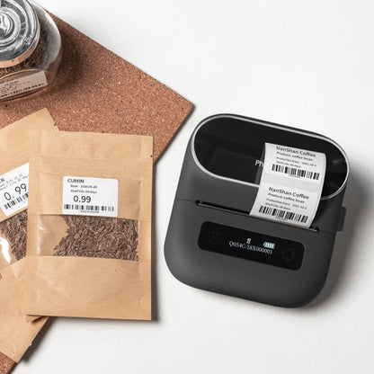 Phomemo M220 Jewelry Clothing Tags Bluetooth Thermist Strip Tag Printer(White)