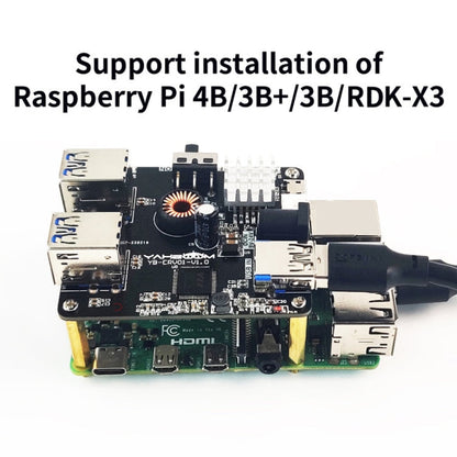 Yahboom USB3.0 HUB Expansion Board ROS Robot Expansion Dock(6000301226)