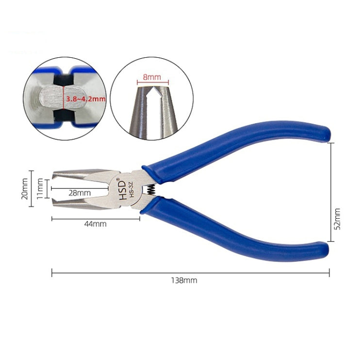 HSD HS-3Z Top-cut 5.5 inch Chrome Vanadium Steel Forging Plastic Model Plier