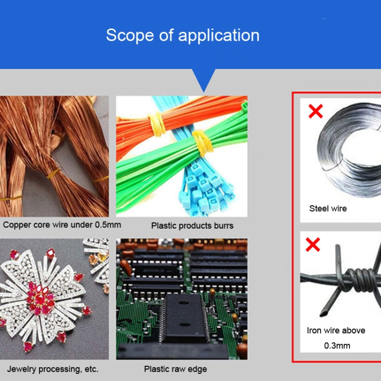 HSD HS-3Z Top-cut 5.5 inch Chrome Vanadium Steel Forging Plastic Model Plier