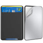 AhaStyle PT133 Adhesive Model Mobile Phone Silicone Card Case(Black)