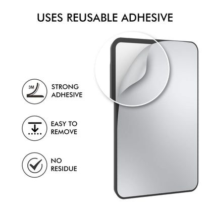AhaStyle PT133 Adhesive Model Mobile Phone Silicone Card Case(Black)