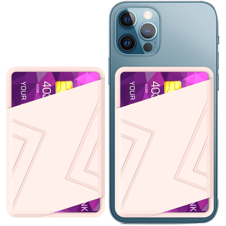 AhaStyle PT133-C Silicone Adhesive Card Case(Pink)