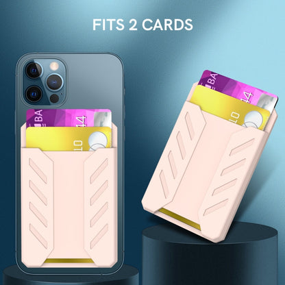AhaStyle PT133-A-S Mobile Phone Adhesive Silicone Card Case(Gray)