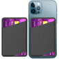AhaStyle PT133-C-S Silicone Adhesive Card Case(Black)