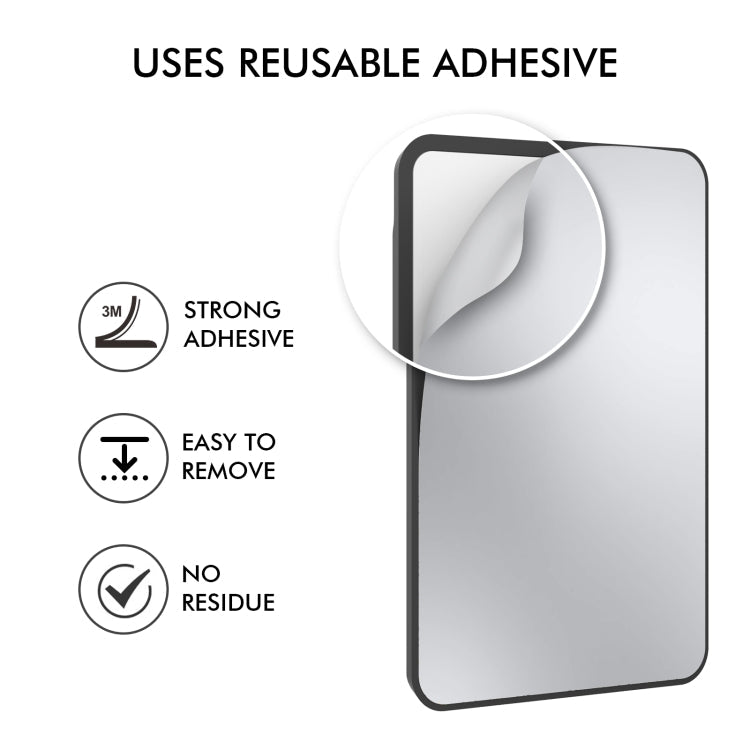 AhaStyle PT133-S Adhesive Model Mobile Phone Silicone Card Case(Dark Gray)