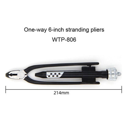 HSD WTP-806 6-inch One-way 214mm Stranding Wire Pliers Fuses Plier Twist Wire Clamp Tightening Plier