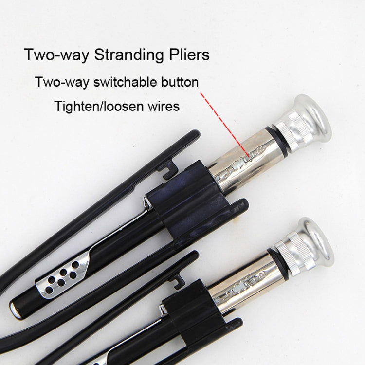 HSD WTP-806R 6-inch Two-way 235mm Stranding Wire Pliers Fuses Plier Twist Wire Clamp Tightening Plier