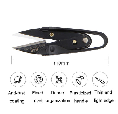 HSD HS-105A U-Shape Mini Garment Tailor Cutter DIY Embroidery Yarn Scissor