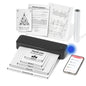 Phomemo M833  300dpi Wireless Bluetooth Thermal Printer Support Multi-Size Thermal Paper(Black)