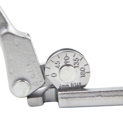 HSD TB-3206 6mm Diameter Manual Stainless Steel Pipe Iron Tube Bender Air Conditioner Copper Pipe Aluminum Pipe Bender