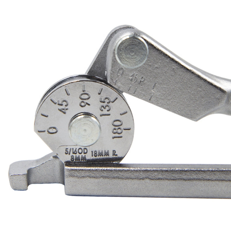 Cintreuse manuelle HSD TB-3208 de 8 mm de diamètre en acier inoxydable pour tuyaux en fer, tuyaux en cuivre de climatiseur, tuyaux en aluminium.
