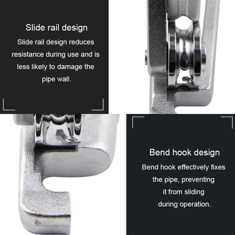 Cintreuse manuelle HSD TB-3208 de 8 mm de diamètre en acier inoxydable pour tuyaux en fer, tuyaux en cuivre de climatiseur, tuyaux en aluminium.