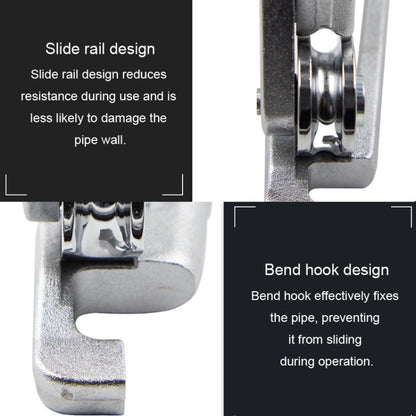 HSD TB-3210 10mm Diameter Manual Stainless Steel Pipe Iron Tube Bender Air Conditioner Copper Pipe Aluminum Pipe Bender
