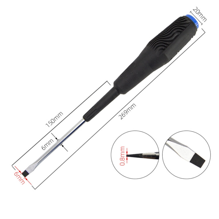 HSD HS-5615 Straight Non-Slip Handle With Magnetic Screwdriver