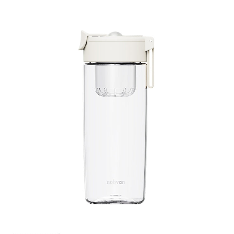 Nobvan Magic Ball Bouteille d'eau magnétique Tritan grande capacité pour le sport, Style : 550 ml (Transparent)