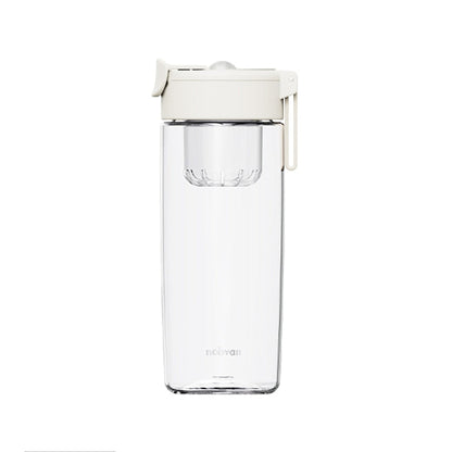 Nobvan Magic Ball Bouteille d'eau magnétique Tritan grande capacité pour le sport, Style : 550 ml (Transparent)