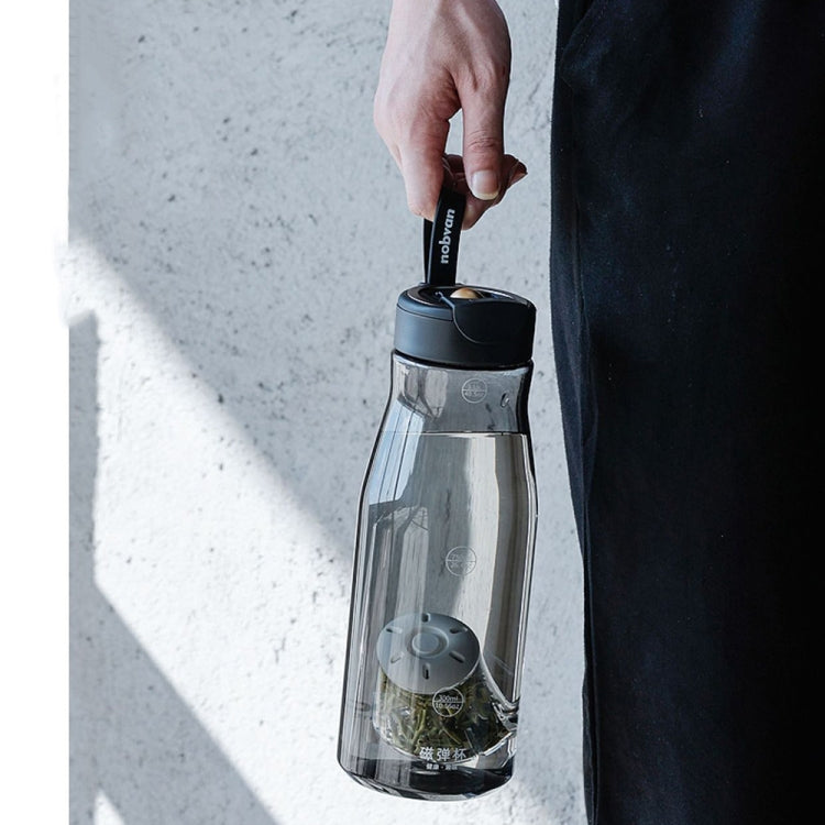Nobvan Magic Ball Bouteille d'eau magnétique Tritan grande capacité pour le sport, Style : 550 ml (Transparent)