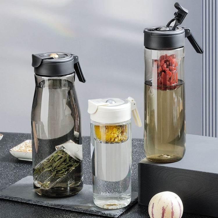 Nobvan Magic Ball Magnetic Bomb Tea Warehouse Tritan Large Capacity Sports Cup, Style: 800ml (Transparent)