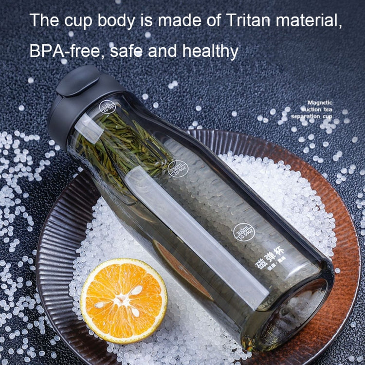 Nobvan Magic Ball Bouteille d'eau magnétique Tritan grande capacité pour le sport, Style : 550 ml (Transparent)