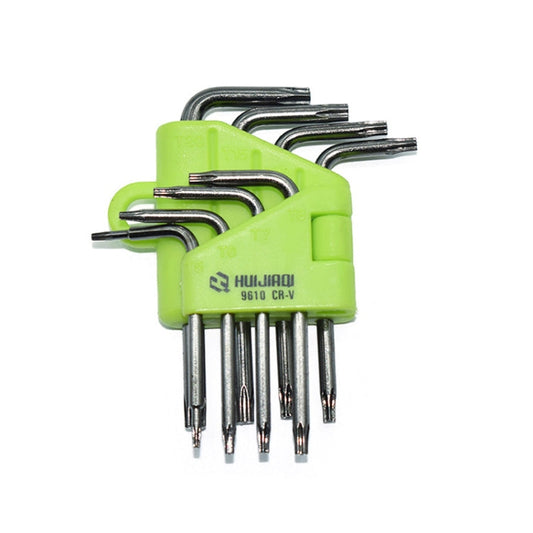 Jeu de 8 tournevis Torx hexagonaux HUIJIAQI, outil multifonctionnel combiné