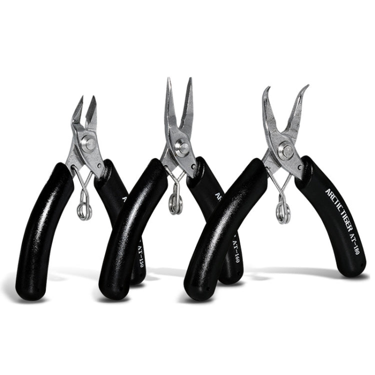 ARCTIC TIGER AT-160 Toothless Needle Nose Mini Palm Stainless Steel Cutting Plier Jewelry Making Handmade Plier