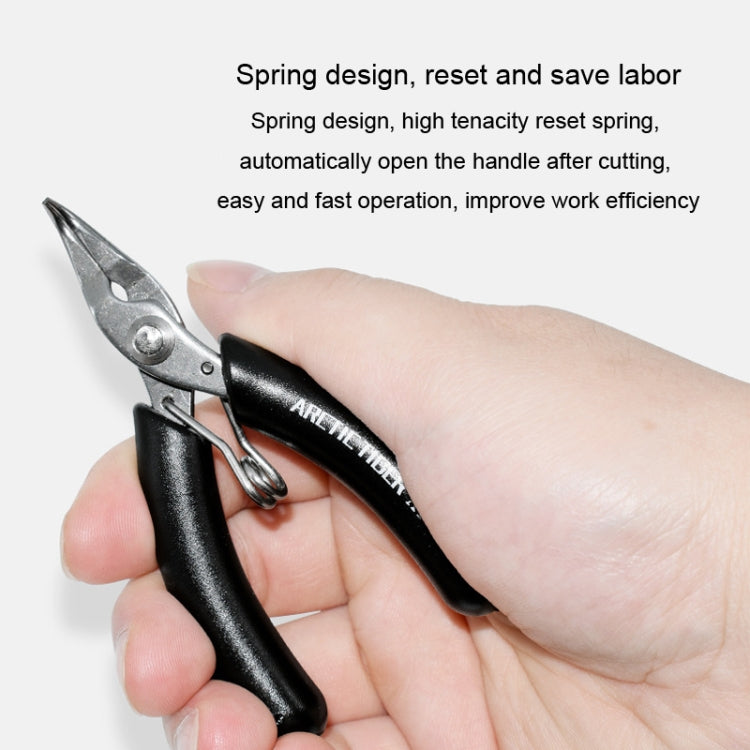 ARCTIC TIGER AT-160 Toothless Needle Nose Mini Palm Stainless Steel Cutting Plier Jewelry Making Handmade Plier