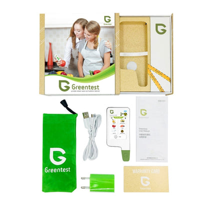 Greentest ECO6 Vegetable, Fruit, Meat Food Nitrate Water Quality Nuclear Radiation Environmental Detector, EU Plug(Black)