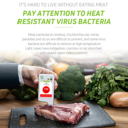 Greentest ECO6 Vegetable, Fruit, Meat Food Nitrate Water Quality Nuclear Radiation Environmental Detector, EU Plug(Black)