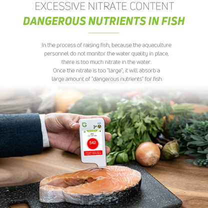 Greentest ECO6 Vegetable, Fruit, Meat Food Nitrate Water Quality Nuclear Radiation Environmental Detector, EU Plug(Black)