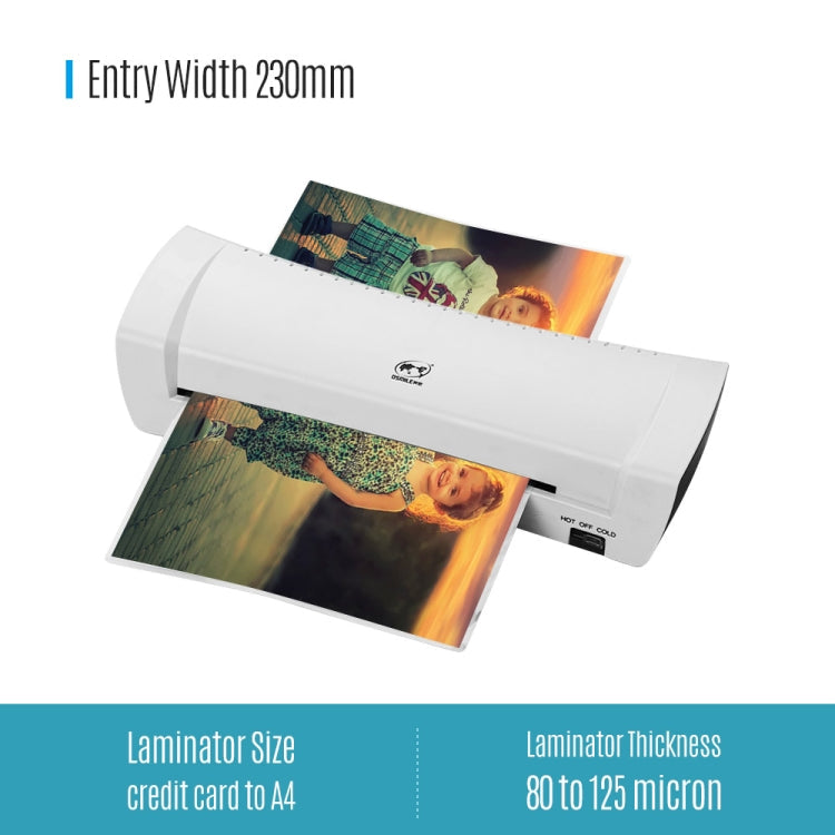 Osmile SL200 A4 Photo Cold and Hot Laminating Machine 340mm/min Speed US Plug
