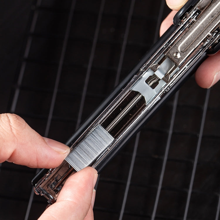 Deli 0222 10 Portable Metal Stapler With Staple Remover Labor Saving Stapler(Blue)