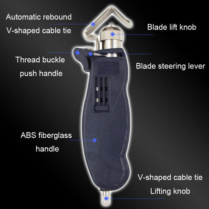 HSD HS-325B Rotary Multi-Functional Cable Stripping Pliers With A Blade
