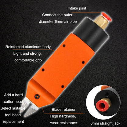 HSD MS-5+F1S Cut Plastic Set 2 In 1 Pneumatic Snip Plier Cutting Metal Plastic Model Scissor Tool