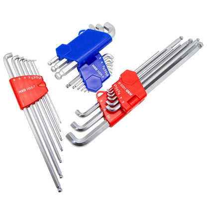 7pcs/set HSD HSS-7 Long Version Short-Side Ball-End Hexagon Wrench Set Tools