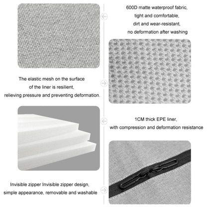 KEEP TOP Car Child Safety Seat Anti-Slip Thickened Anti-Wear Protective Pad(Gray)